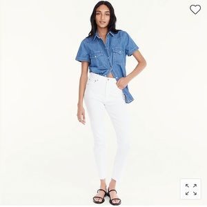 NWT J. Crew High Rise Skinny Toothpick Jean 10” Rise Size 27T